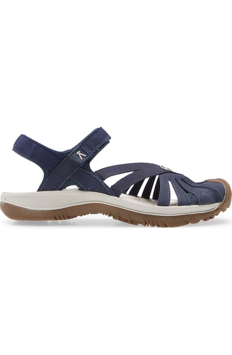 KEEN 'Rose' Sandal, Alternate, color, Navy