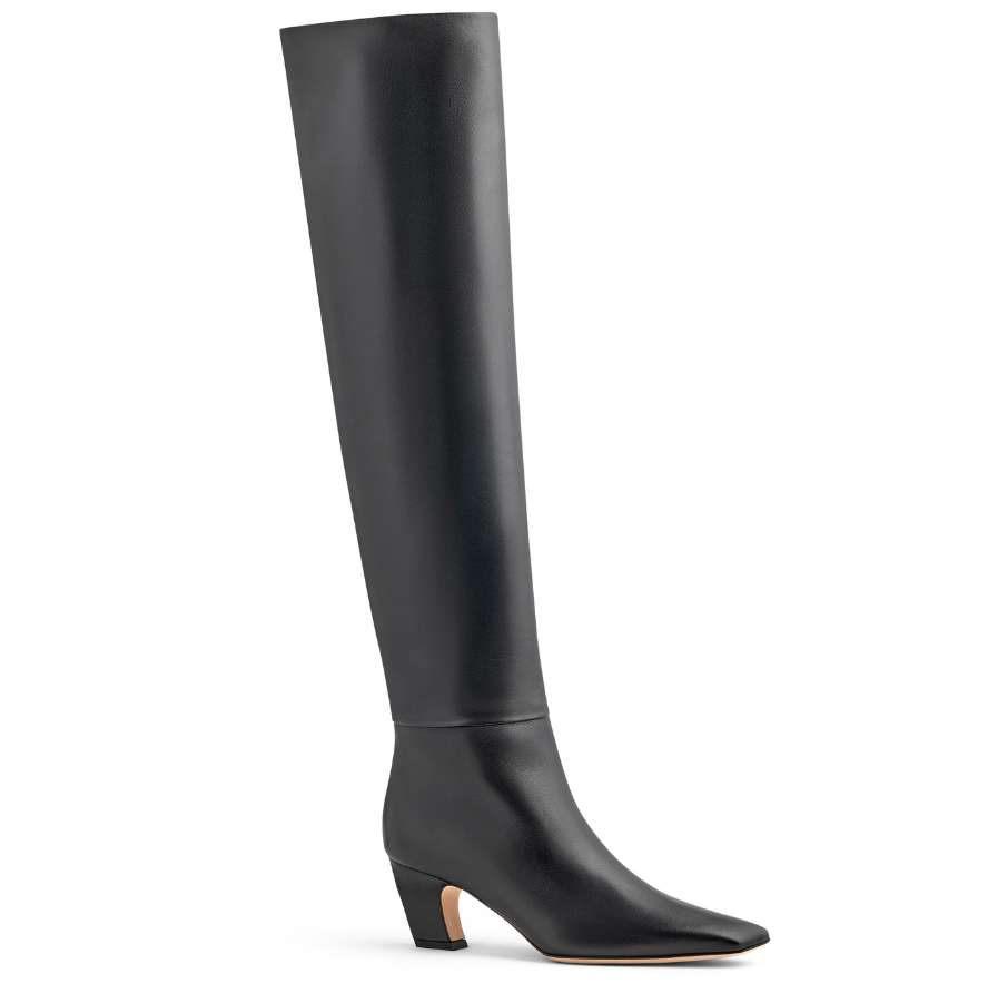 Neil J. Rodgers Meg Over The Knee Boot, Alternate, color, Black Nappa