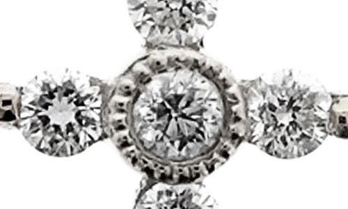 Bony Levy Diamond Cross Pendant Necklace In 18k White Gold