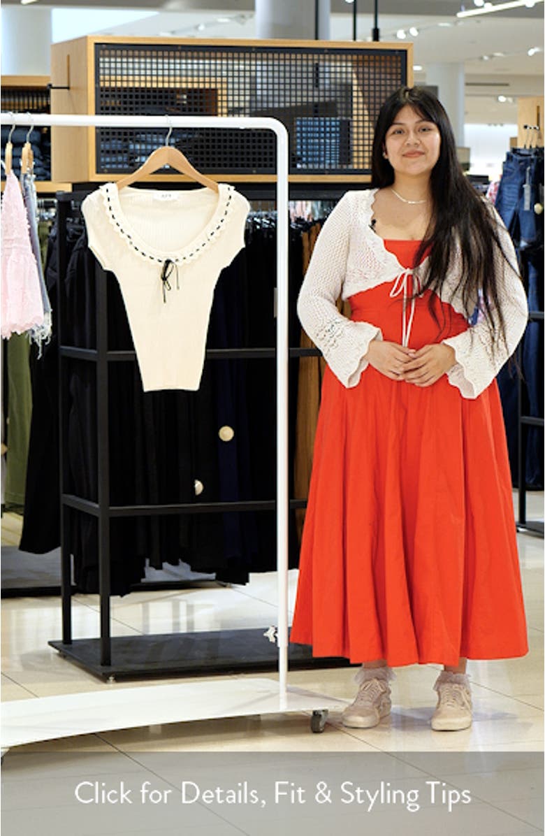 Lina Scoop Neck Knit Top, sales video thumbnail