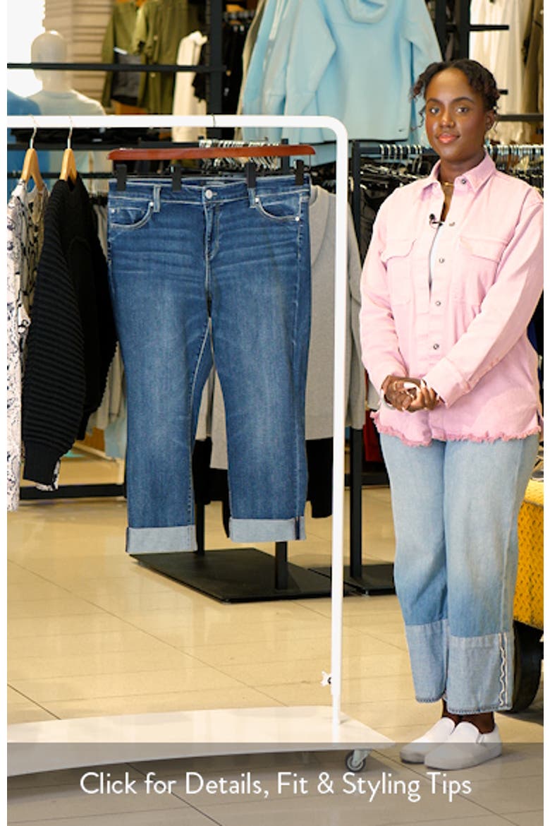 Charlie Cuffed Mid Rise Crop Slim Jeans video