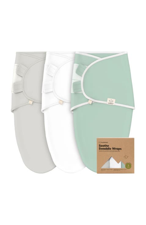 3-Pack Soothe Swaddle Wraps