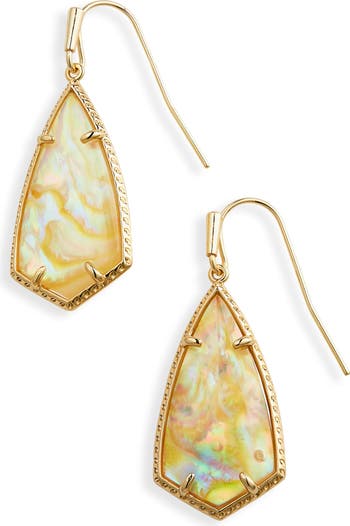 Kendra Scott Braded Camry Drop Earrings Gold Iridescent on sale Mix