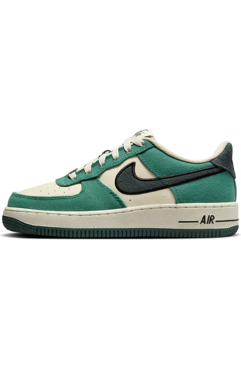 Nike Air Force 1 LV8 Sneaker, Alternate, color, Milk/ Green/ Bicoastal