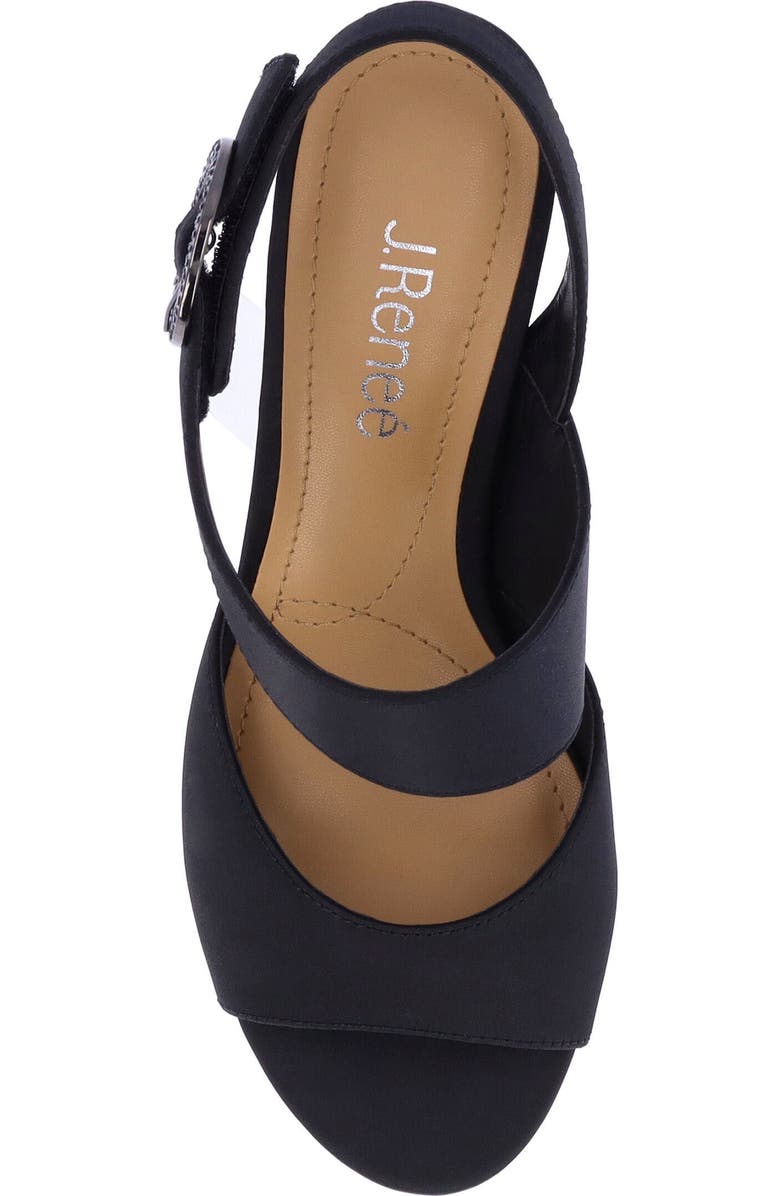 J. Reneé Safira Sandal, Alternate, color, Black