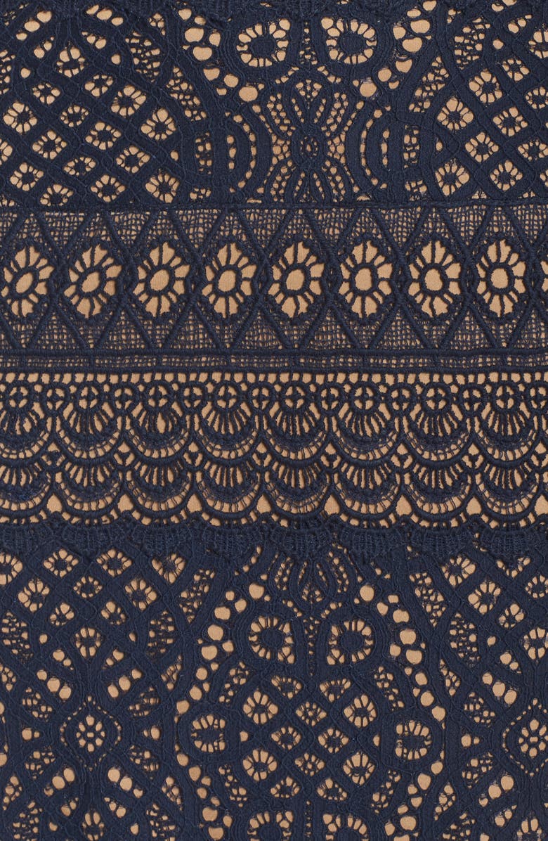 Tadashi Shoji V-Neck Tiered Gown, Alternate, color, 