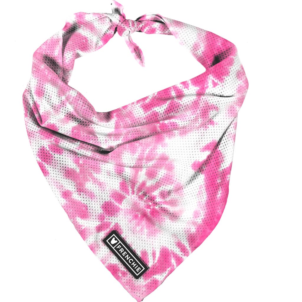 Frenchie Cooling Bandana in Pink Tie Dye  product