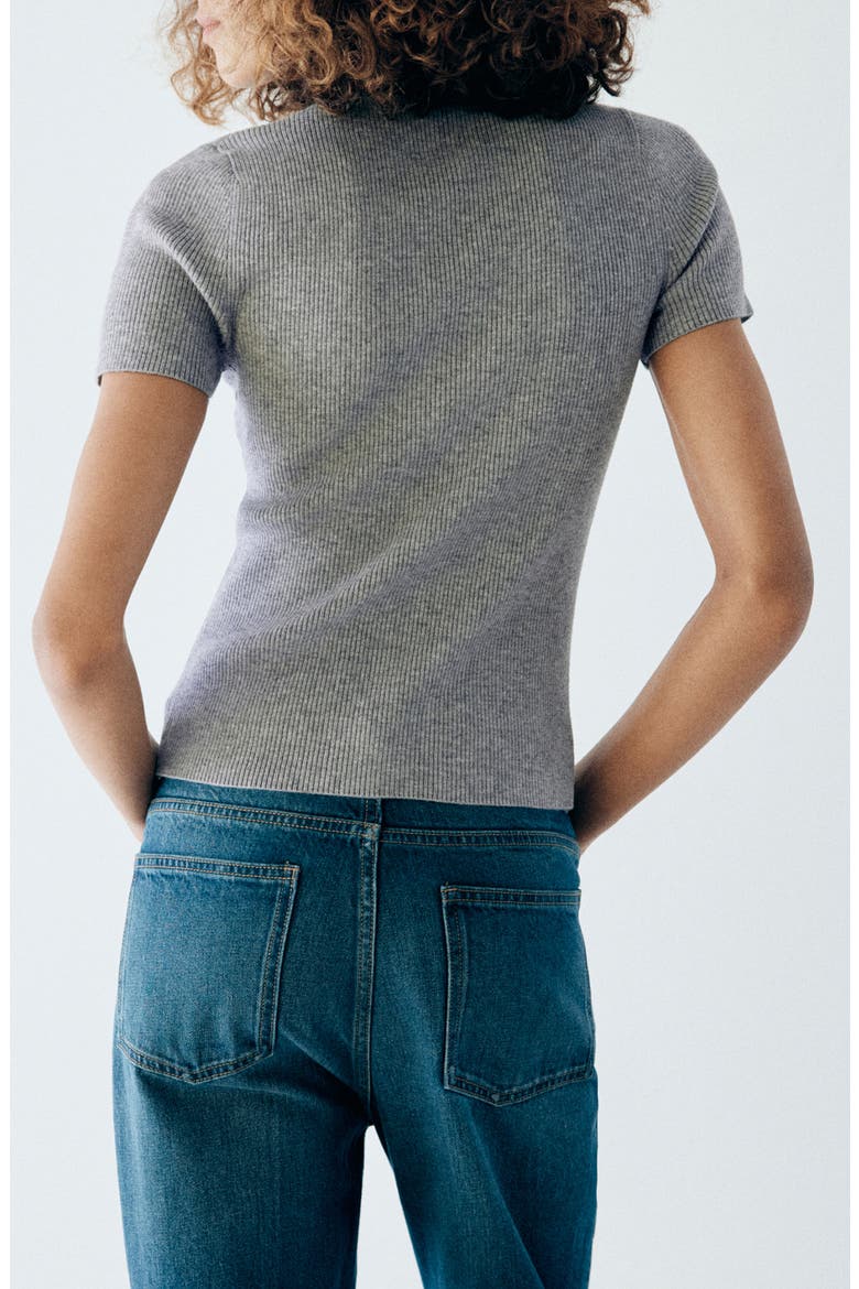 Asymmetric Neck Sweater, Alternate, color, MEDIUM HEATHER GREY