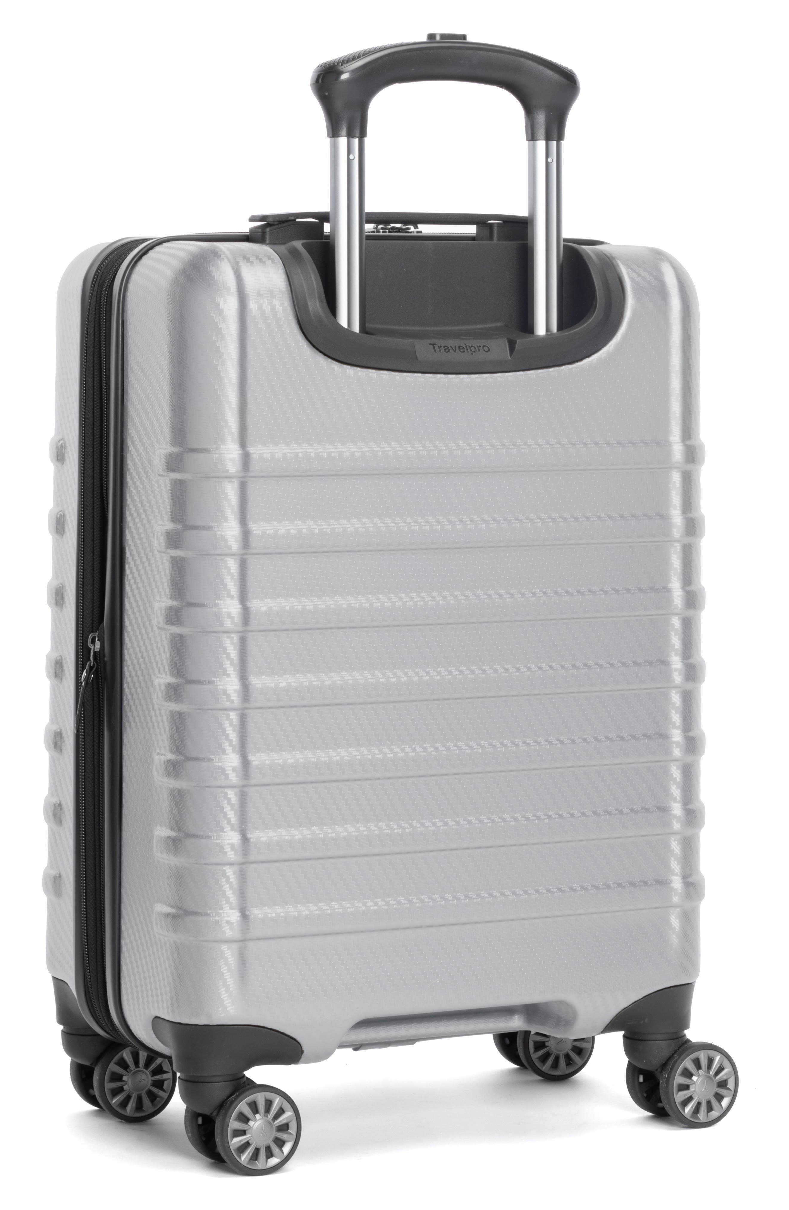 TRAVELPRO Rollmaster Lite 2 20-Inch Expandable Carry-On Luggage, Alternate, color, Grey Carbon Fiber