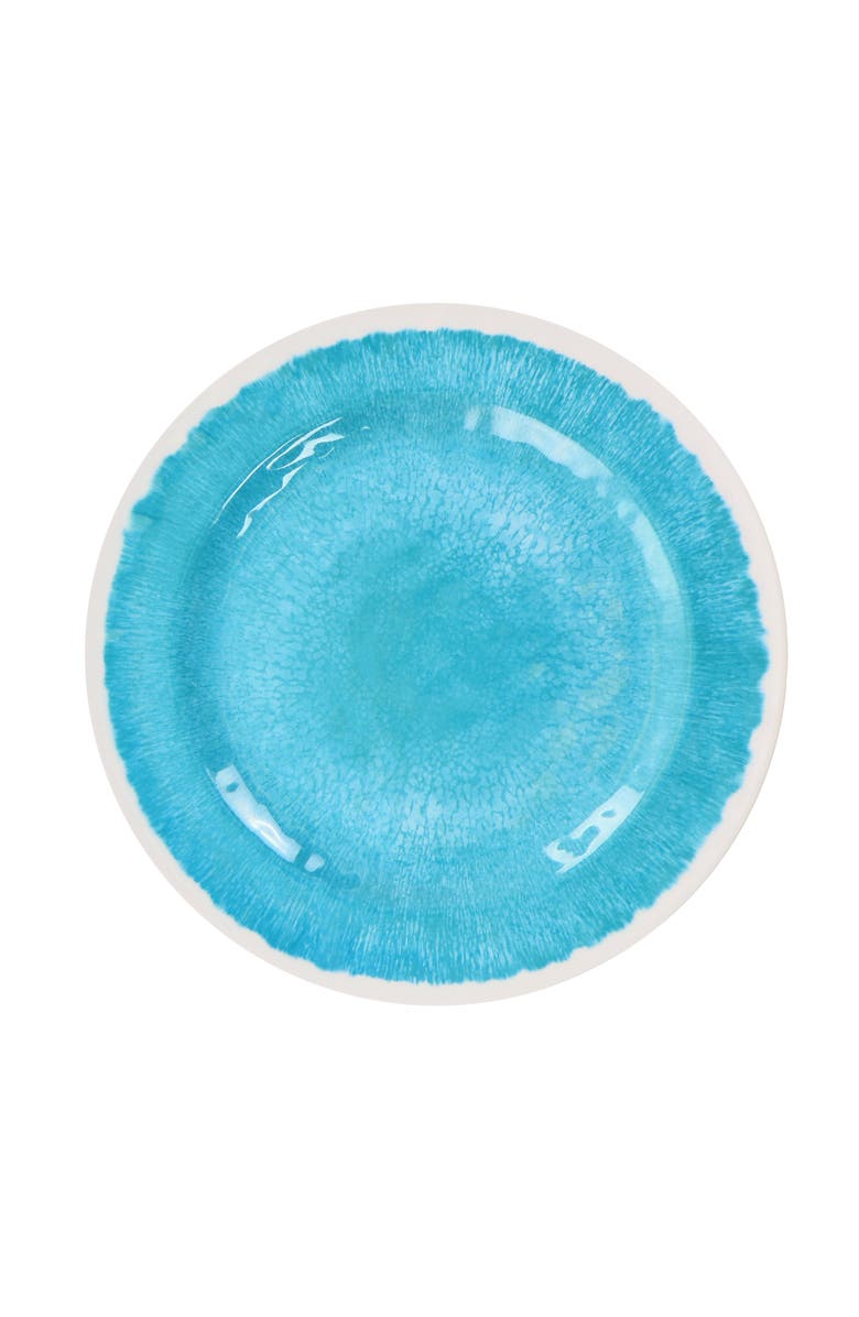 Elama Telly 12 Piece Melamine Dinnerware Set, Alternate, color, Blue