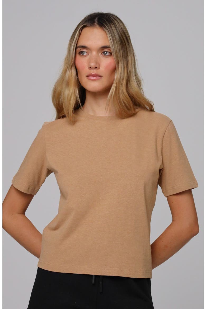 Hemp Essentials Short Sleeve Tee, Alternate, color, fawn
