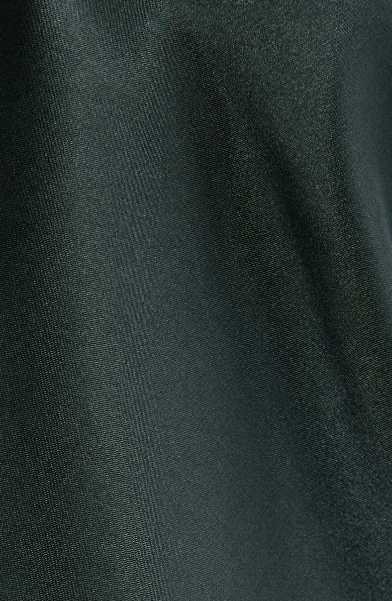 KILO BRAVA Satin Robe, Alternate, color, Forest Green