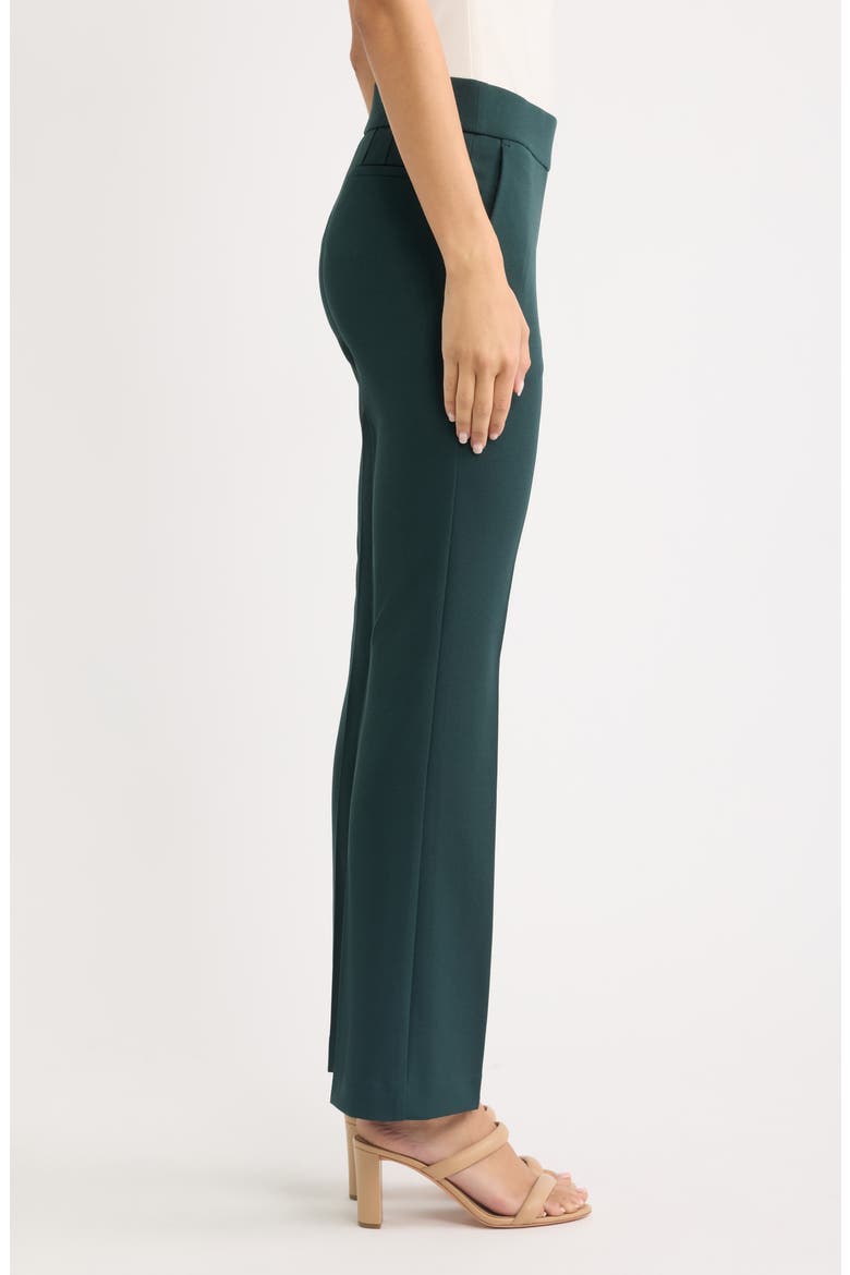 Slash Pocket Crepe Pull-On Pants, Alternate, color, TREELINE