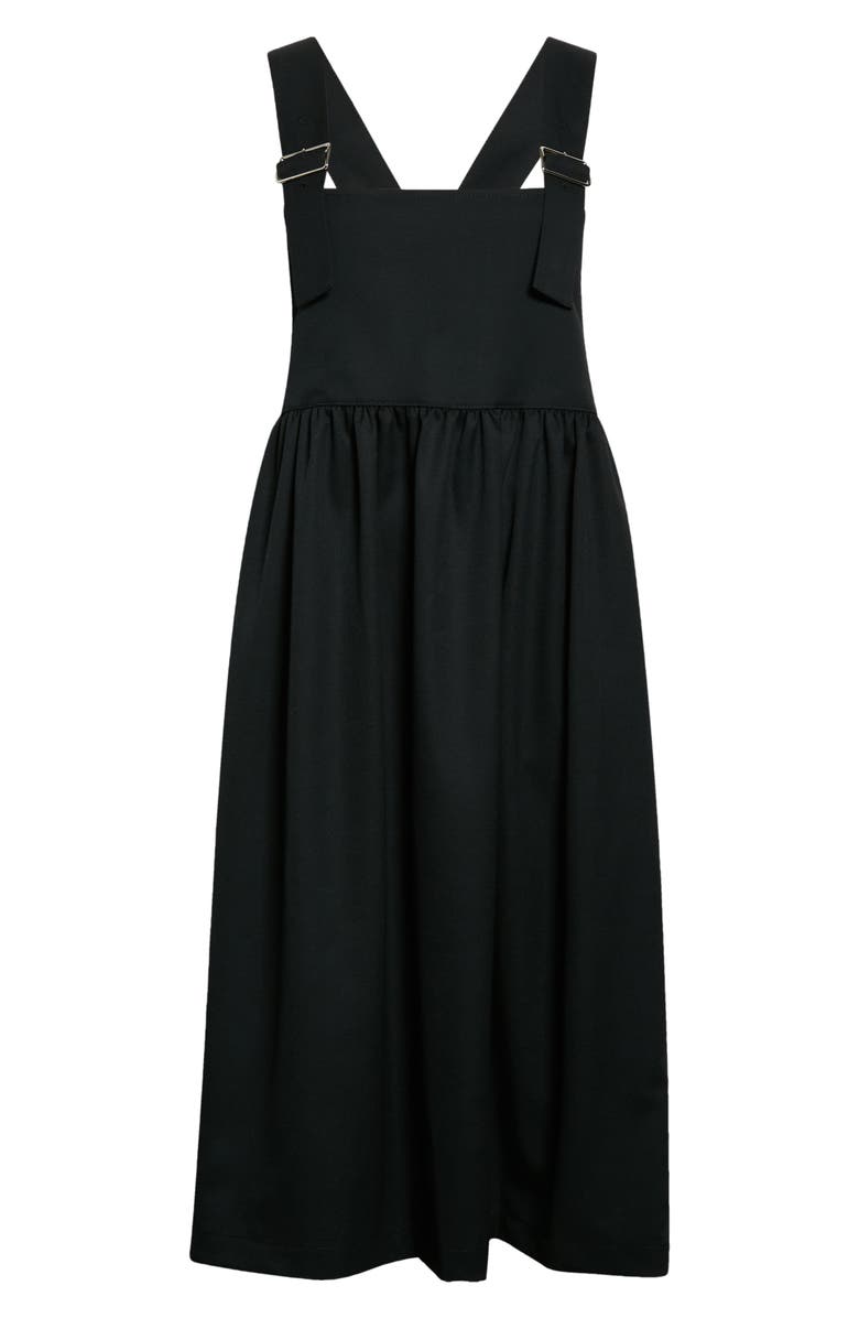 Tao Comme des Garçons Tricot Comme des Garçons Garment Dyed Wool Gabardine Pinafore Dress, Alternate, color,