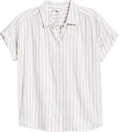 beachlunchlounge Darby Short Sleeve Button-Up Shirt