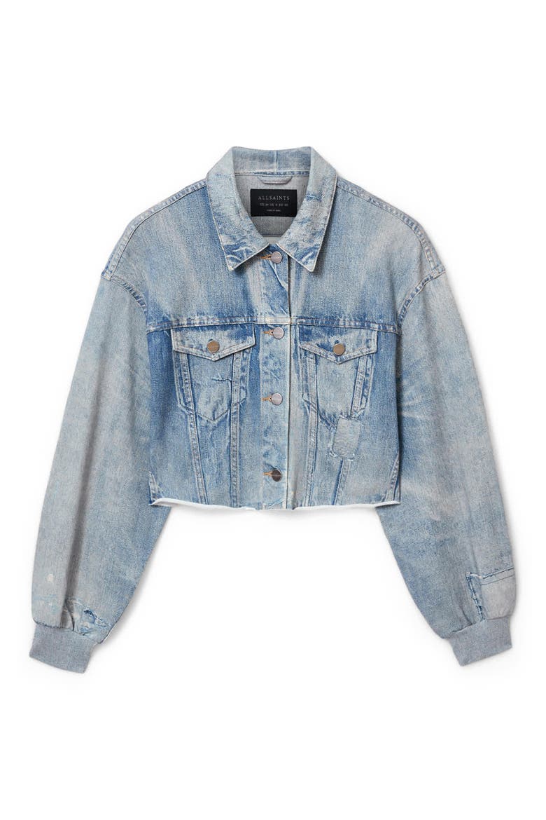 Anders Crop French Terry Illusion Shacket, Alternate, color, ILLUSION INDIGO