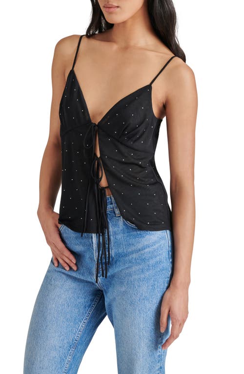 Steve Madden Indy Crystal Detail Mesh Camisole