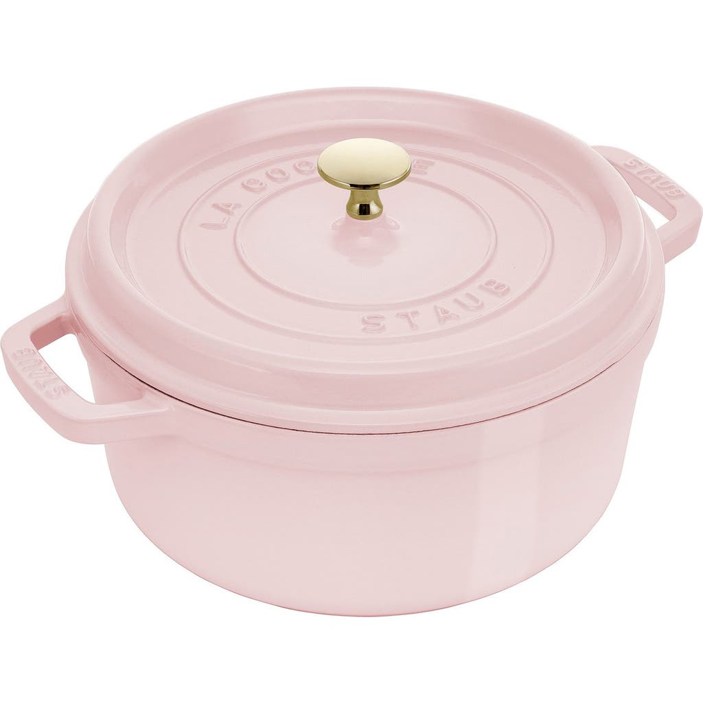 Staub 4-quart Enameled Cast Iron Dutch Oven In Pink