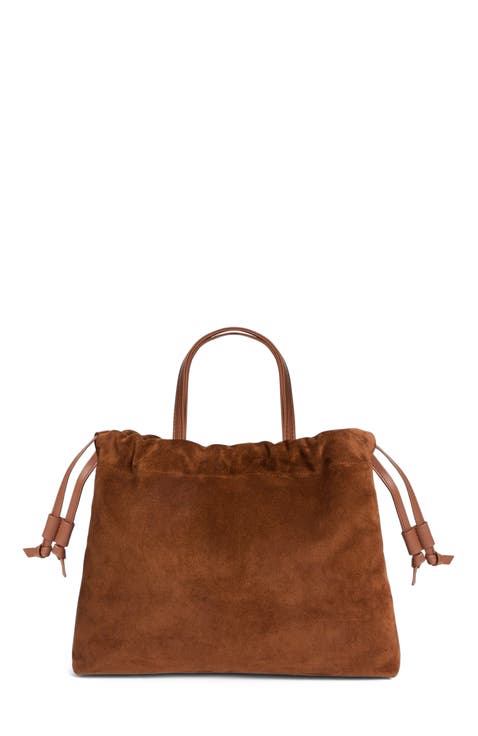Medium Asisi Convertible Suede Crossbody