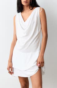 MANGO TEEN Draped Fluid Dress