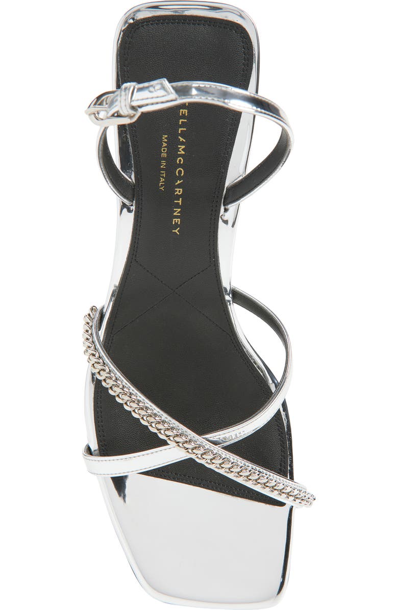Stella McCartney Elsa Slingback Sandal, Alternate, color, Silver