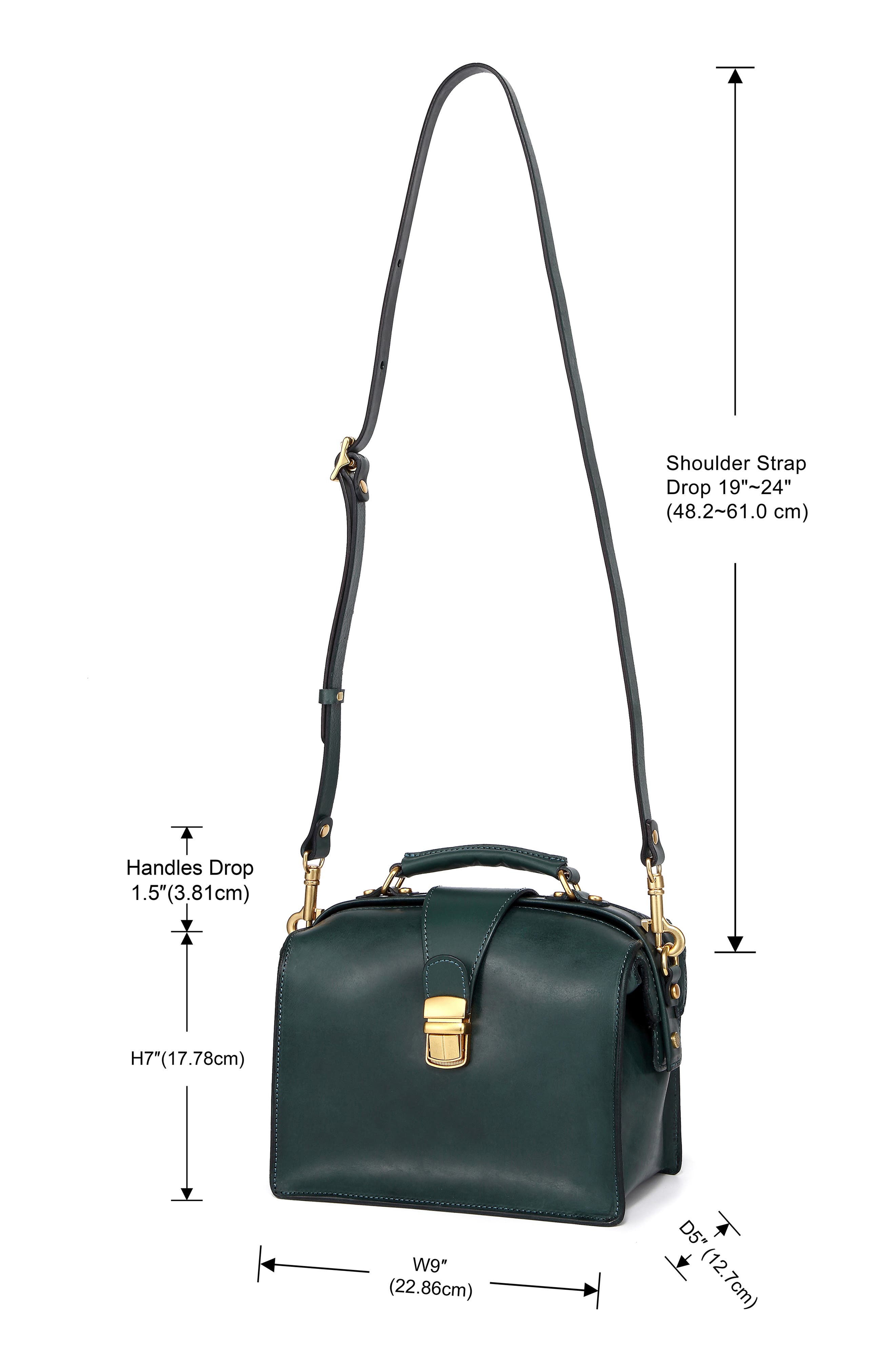 Doctor Transport Leather Satchel, Alternate, color, TEAL