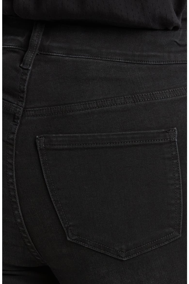 Gia Glider Pull-On Twisted Raw Hem Crop Flare Jeans, Alternate, color, LOST CREEK