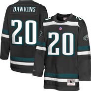 Mitchell & Ness Youth Mitchell & Ness Brian Dawkins Black Philadelphia Eagles Hockey Fashion Jersey