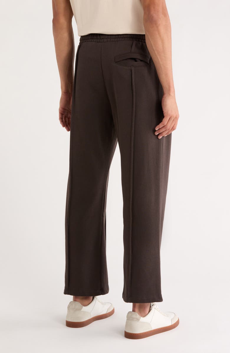 DENIM AND FLOWER Relaxed Fit Front Seam Knit Pants, Alternate, color, Brown