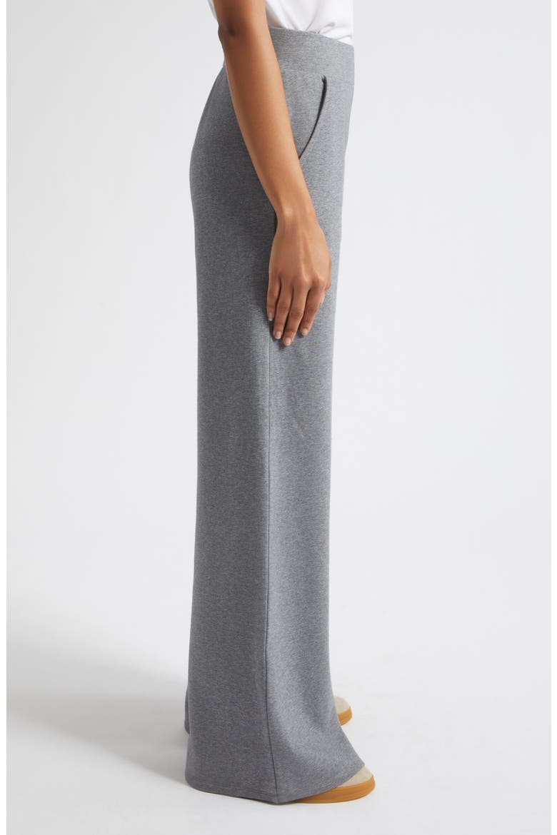 Saunder Wide Leg Pants, Alternate, color, HEATHER GREY