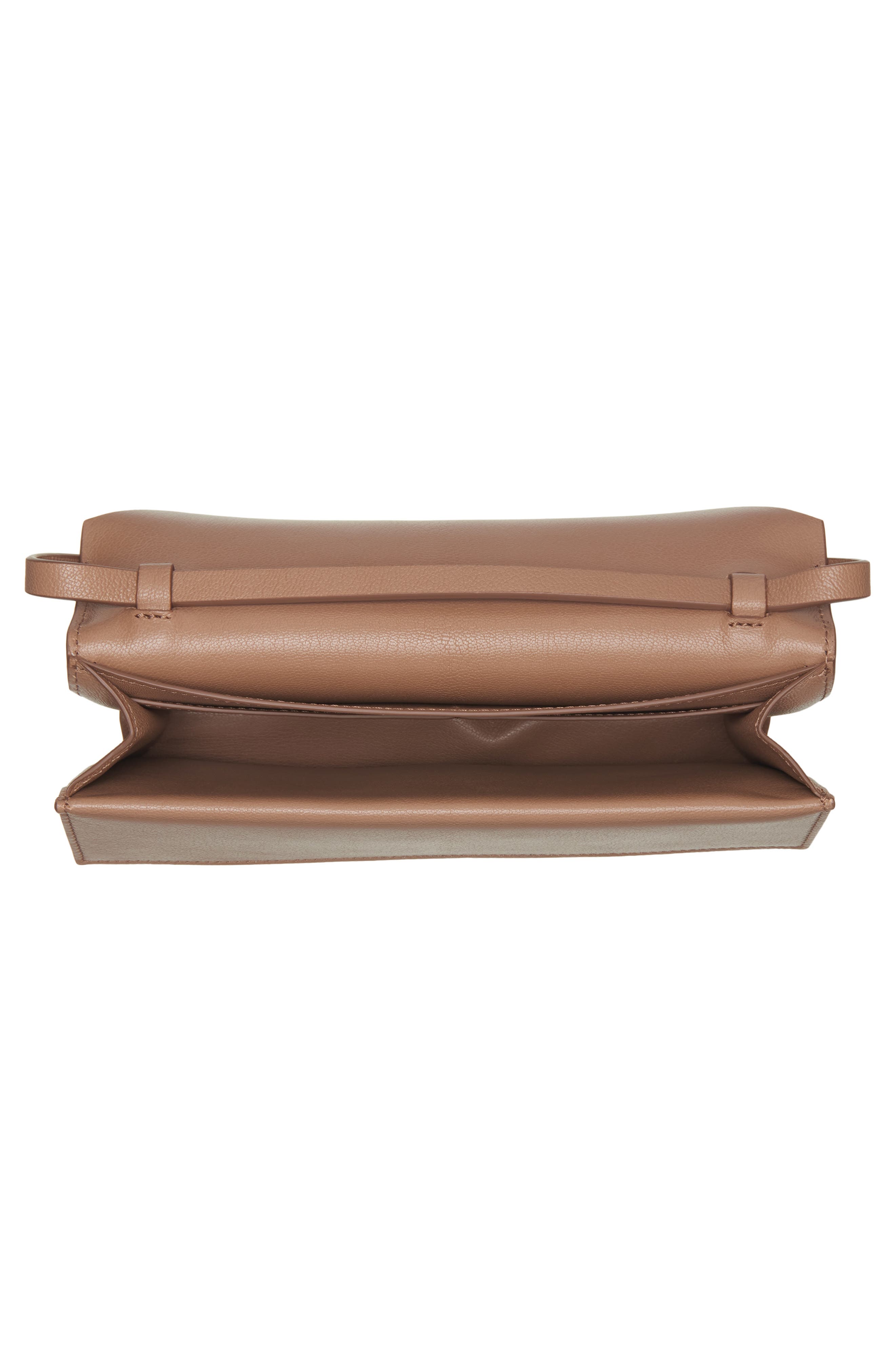Mini Double T Leather Shoulder Bag, Alternate, color, RHUM
