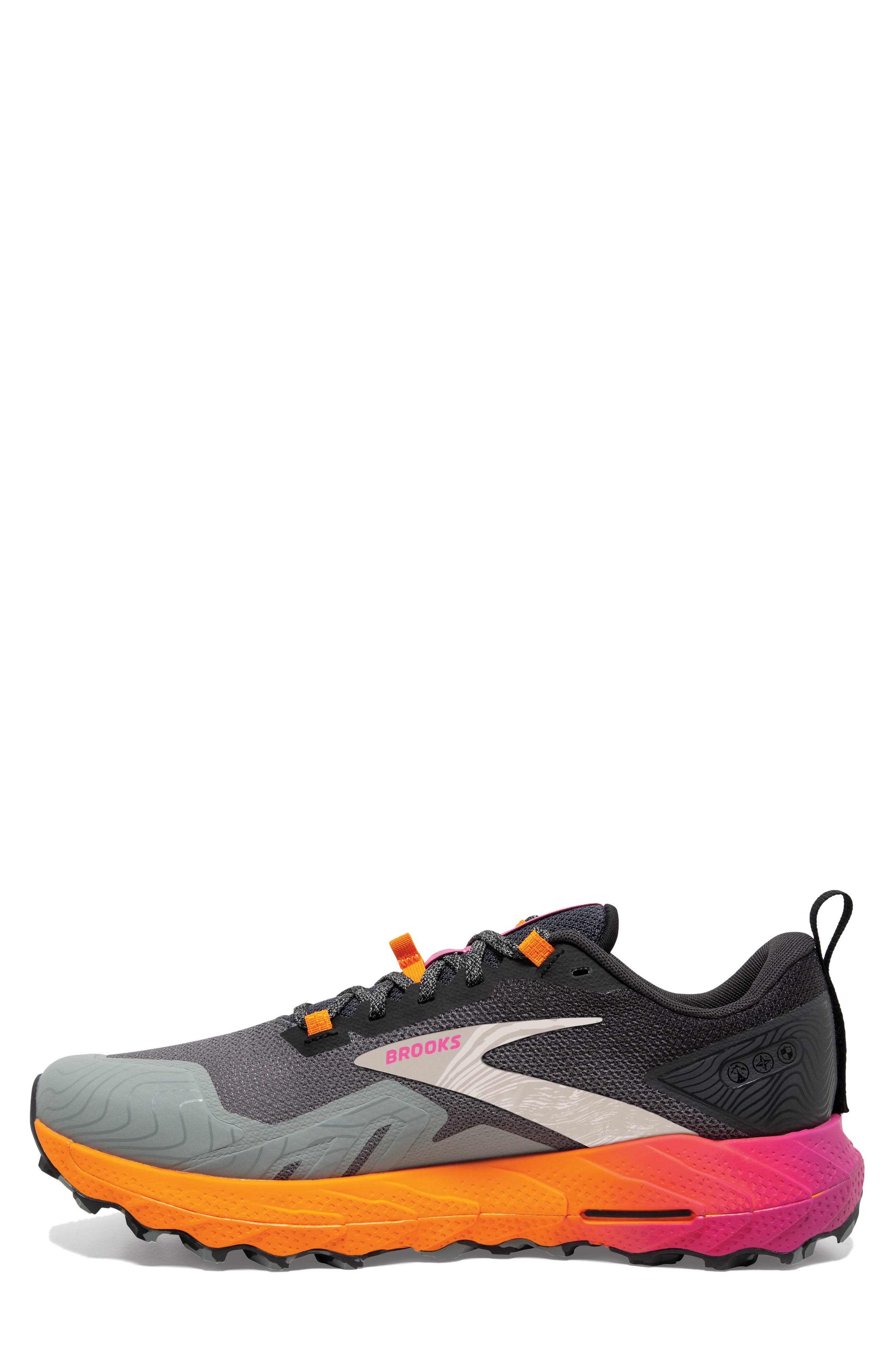 Cascadia 17 Trail Running Shoe, Alternate, color, PRIMER/ EBONY/ ORIOLE