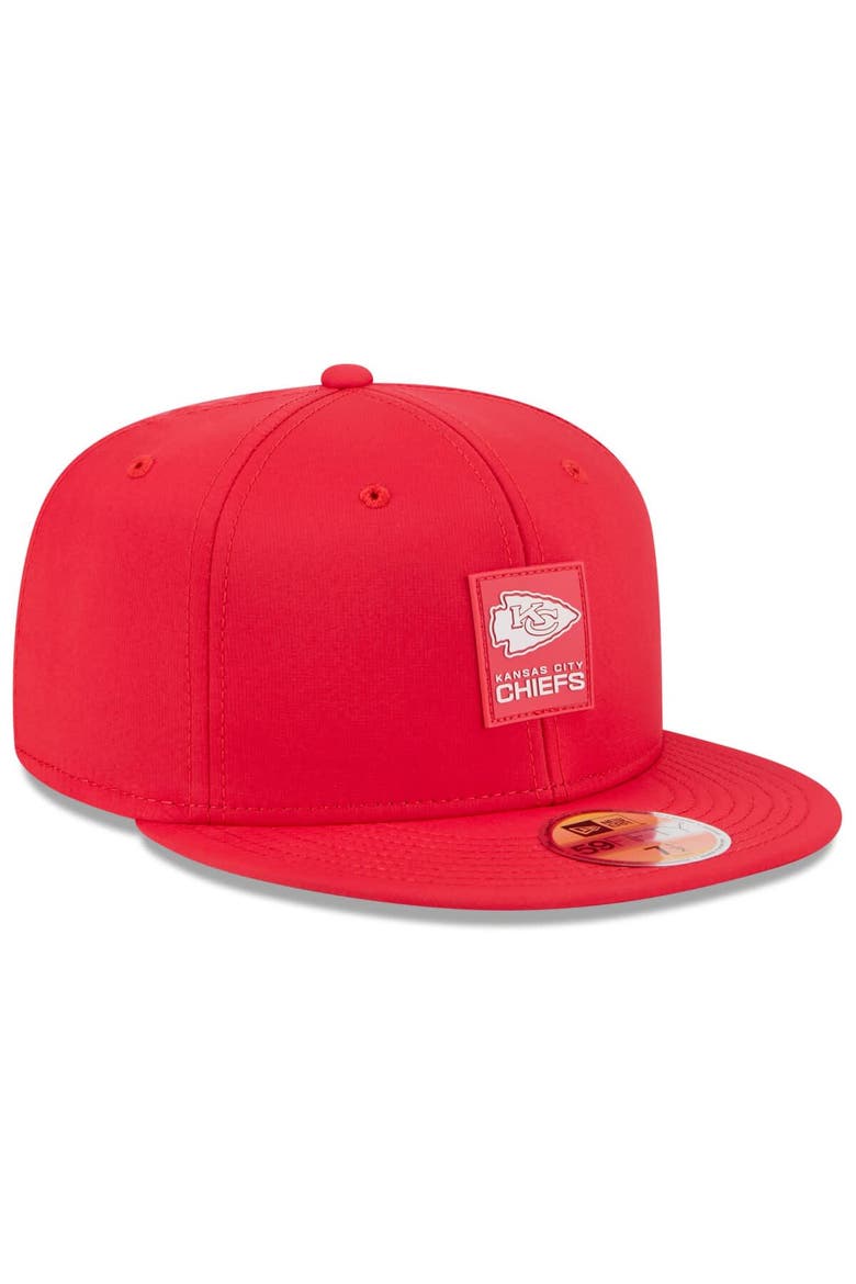 Men's New Era Red Kansas City Chiefs 2025 Sideline  59FIFTY Fitted Hat, Alternate, color, Red