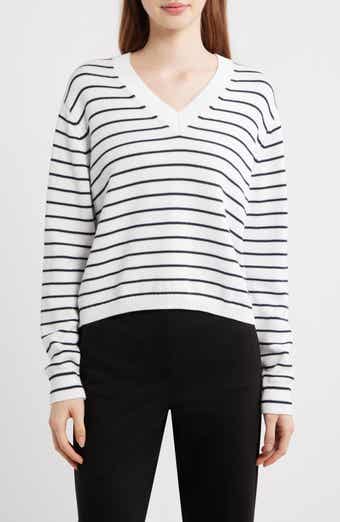 Waverly Crop Stripe Sweater