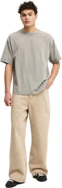 Cotton On Men's Box Fit Plain T-Shirt