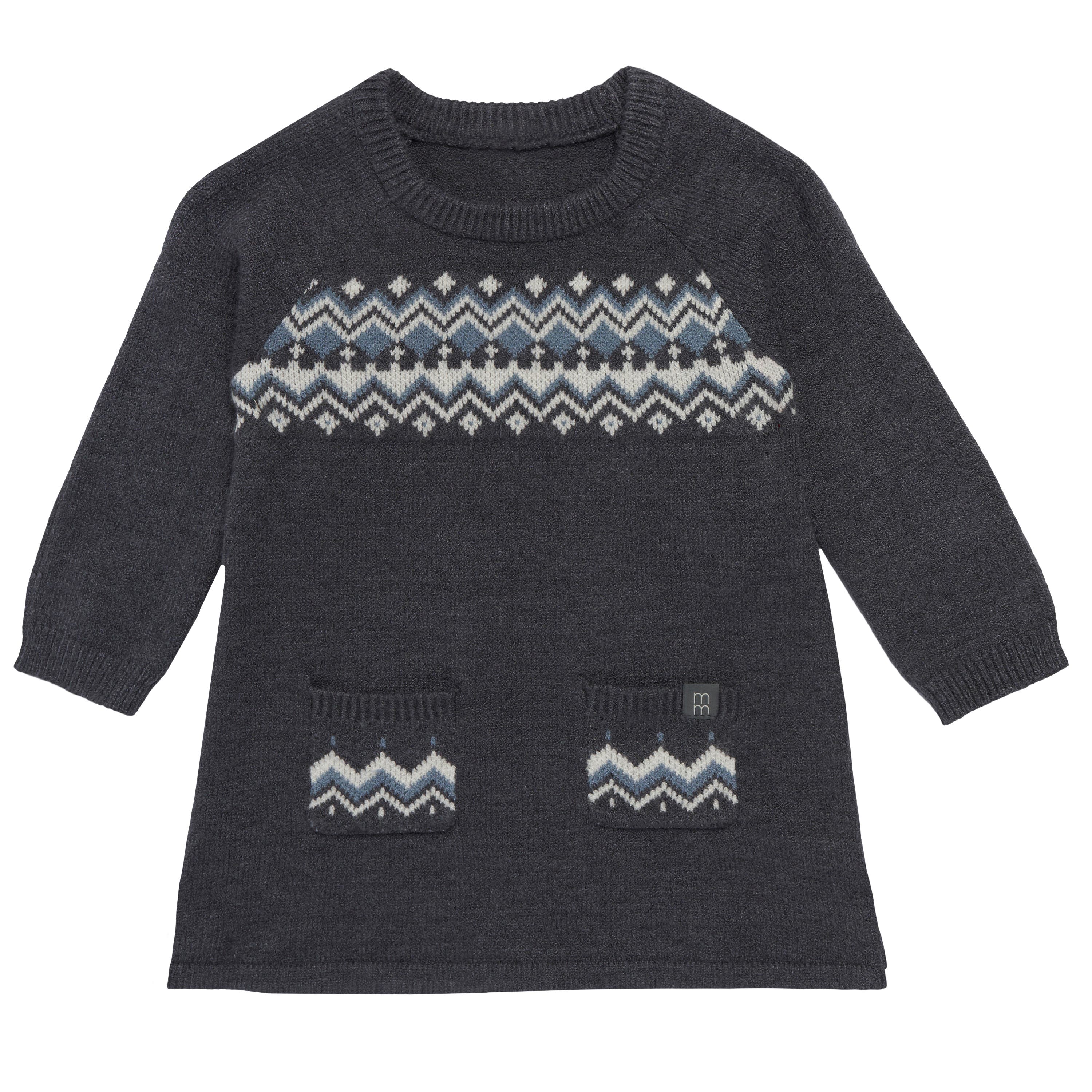 selected Dark Grey Fair Isle