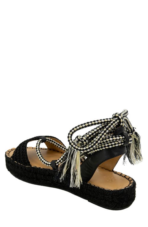 Splendid Mimosa Ankel Tie Sandal In Black