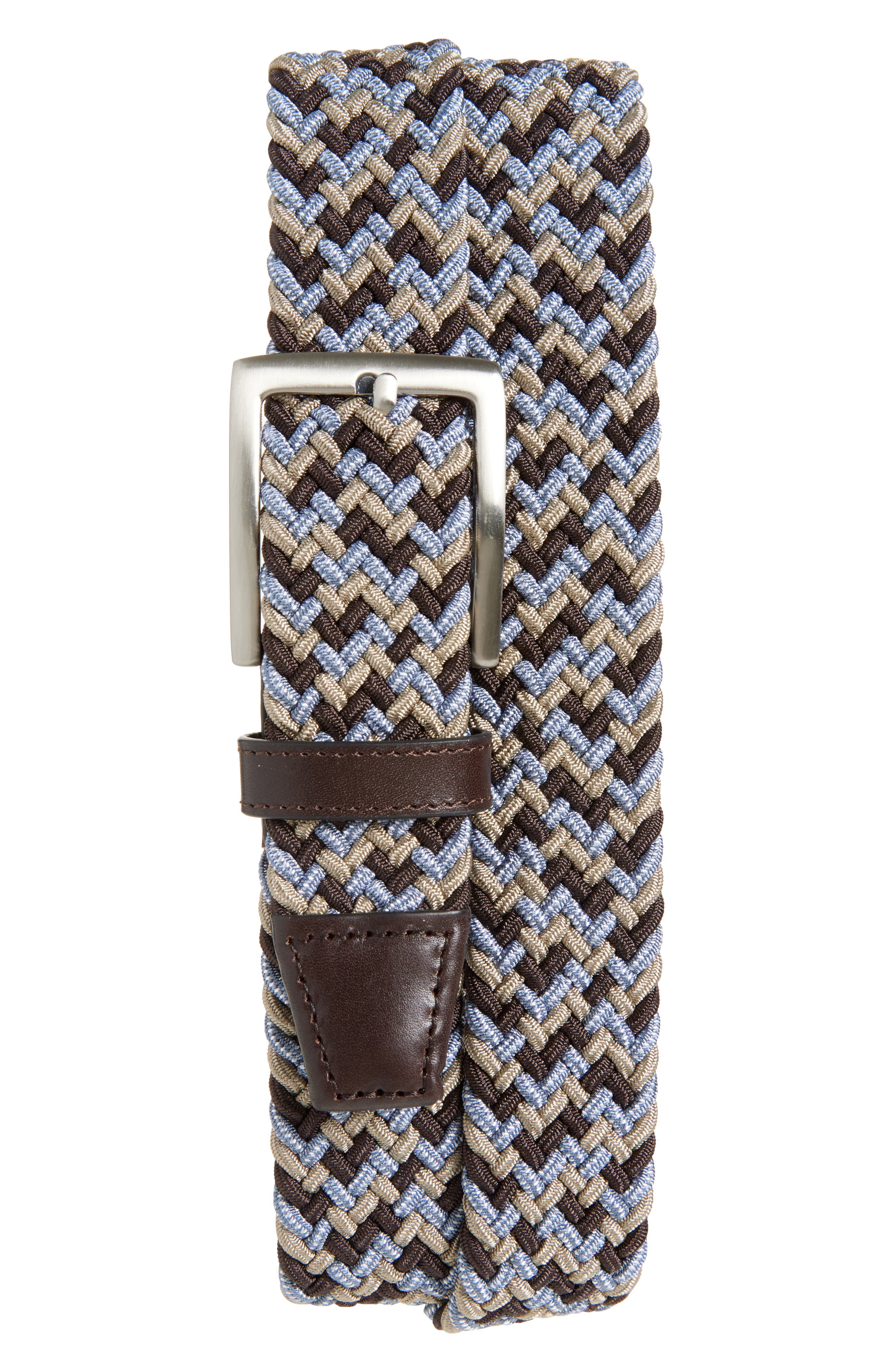 Johnston & Murphy Multi Stretch Braided Belt