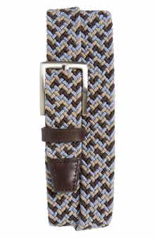Johnston & Murphy Multi Stretch Braided Belt