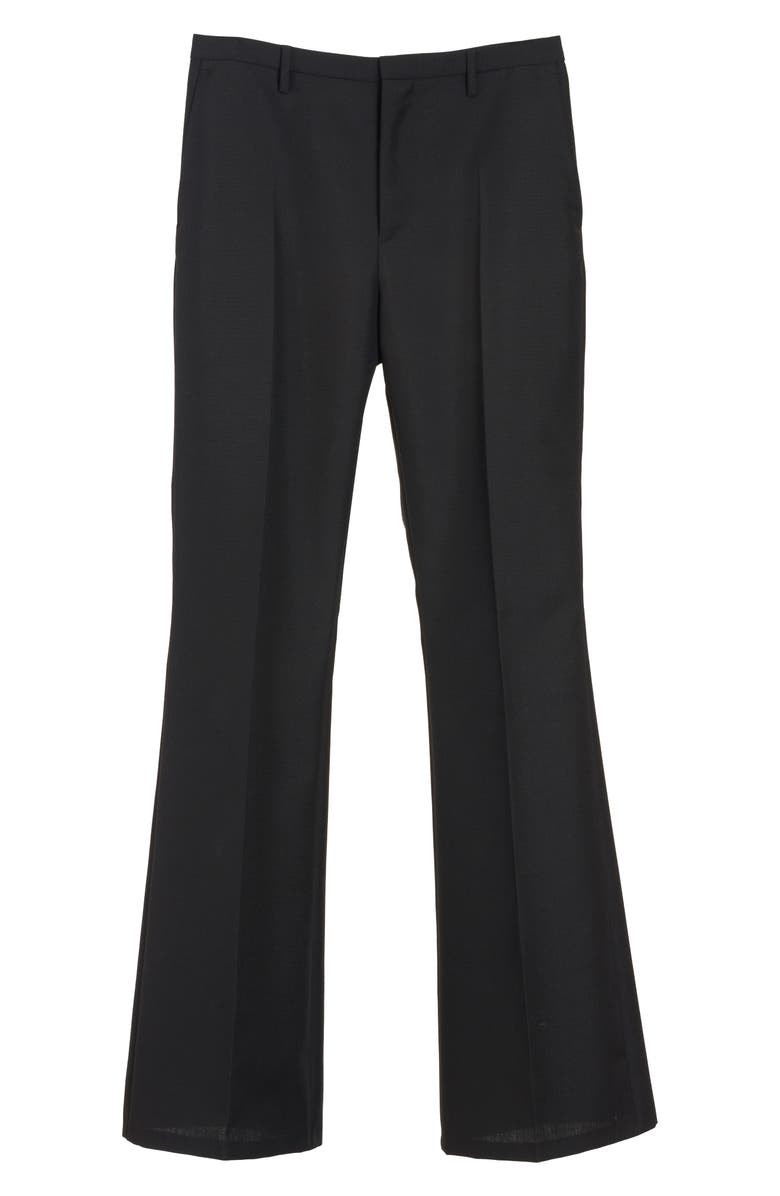 Versace Biggie Medusa Harness Wool & Mohair Flared Pants, Alternate, color, 