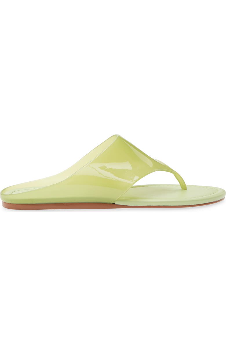 FARM Rio Jelly Flat Flip Flop, Alternate, color, Sage Green