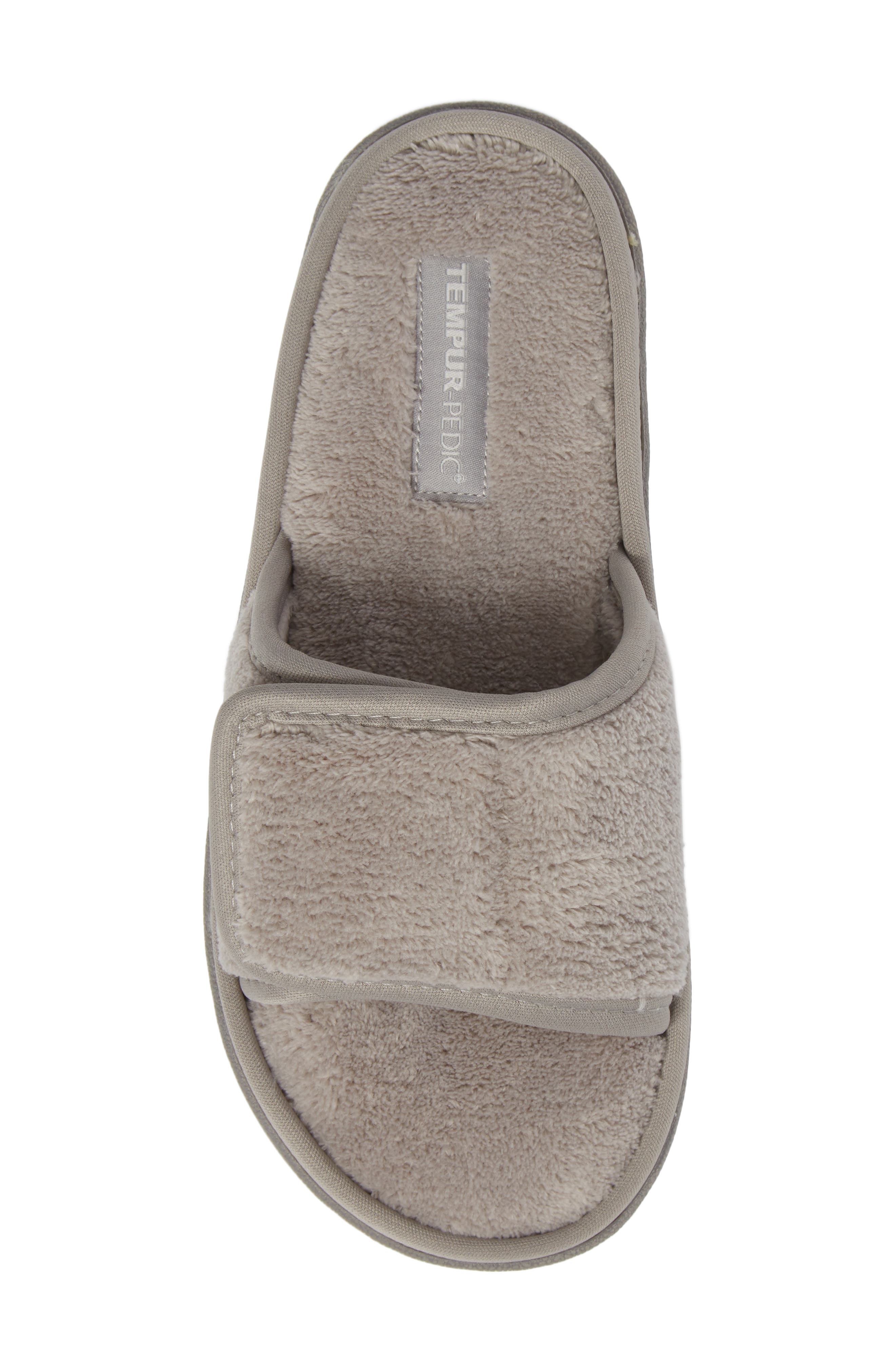 Geana Slipper, Alternate, color, GRAY FABRIC