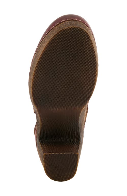 L'artiste By Spring Step Bridgitte Clog In Red