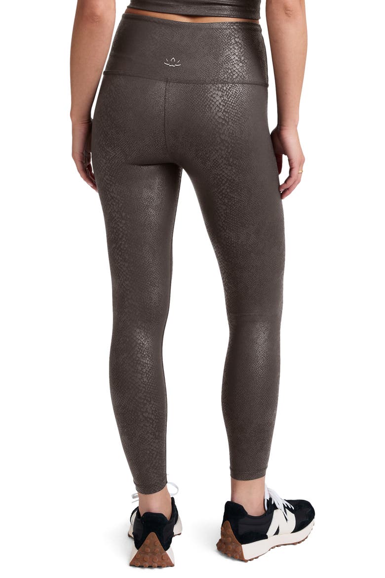 Viper High Waist Leggings, Alternate, color, ESPRESSO VIPER