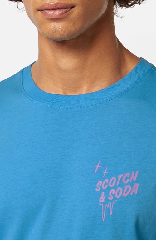 Scotch & Soda Regular Fit Chest Logo Graphic T-shirt