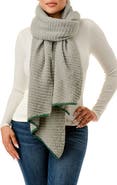 MARCUS ADLER Whipstitch Textured Scarf