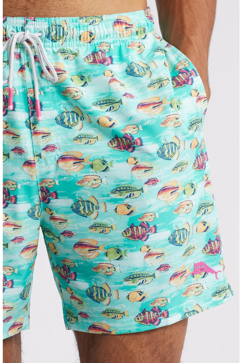 Naples Fintastic Swim Trunks, Alternate, color, KOHALA TEAL