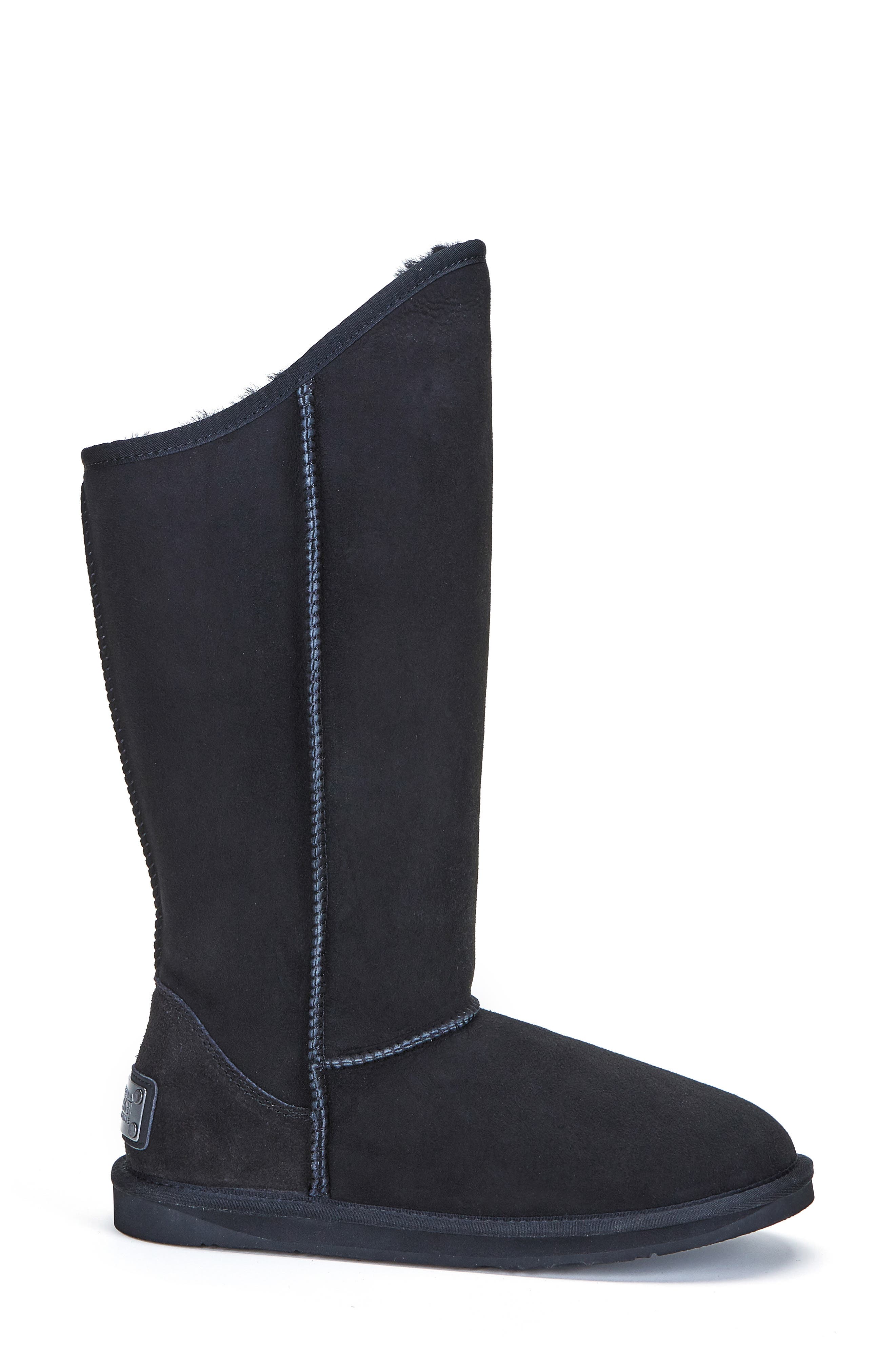 Australia Luxe Collective Cosy Genuine Shearling Tall Boot, Alternate, color, Black