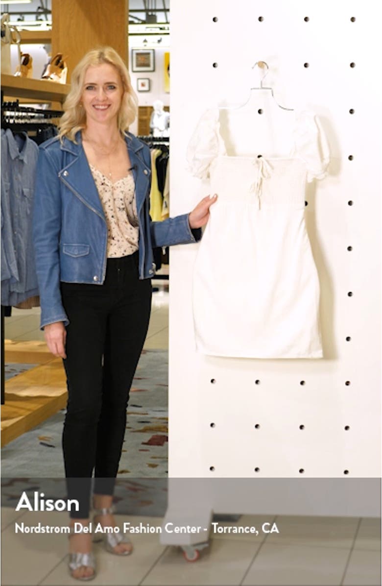 Bea Square Neck Minidress, sales video thumbnail