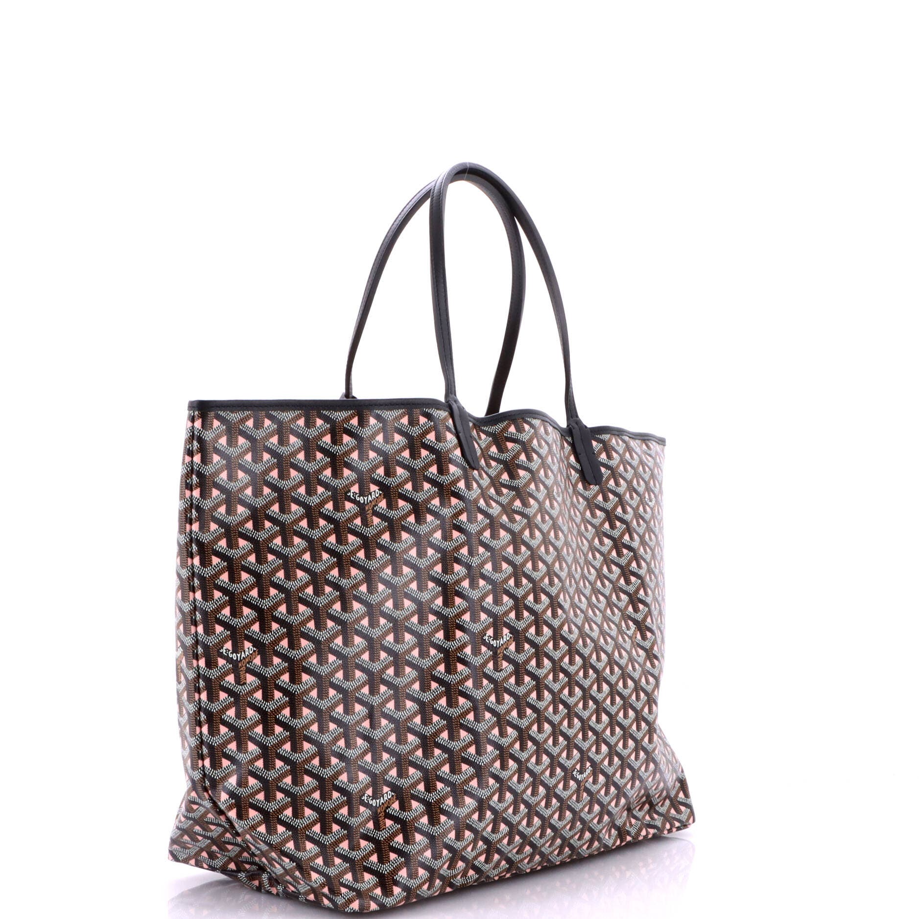 Saint Louis Tote Claire Voie Coated Canvas GM, Alternate, color, Black